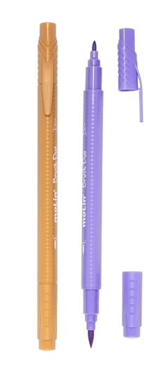 CANETA BRUSH PASTEL DUO 12 CORES MOLIN - comprar online