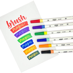 CANETA BRUSH PEN DUAL MAGIC BRW