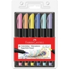 BRUSH PASTEL 6 CORES FABER-CASTELL