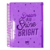 CADERNO UNIV. MALOTE 10 MATERIAS BUBBLE ROXO COM 160FLS DAC