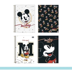 CADERNO MICKEY 1 MATÉRIA ESPIRAL UNIV CAPA DURA 80 FLS TILIBRA