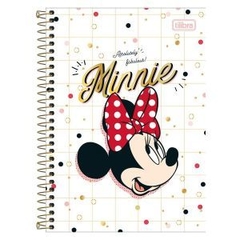 CADERNO MINNIE 1 MATÉRIA ESPIRAL UNIV CAPA DURA 80 FLS TILIBRA - Tem de Tudo Papelaria