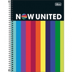 CADERNO NOW UNITED 1 MATÉRIA ESPIRAL UNIV CAPA DURA 80 FLS TILIBRA - loja online