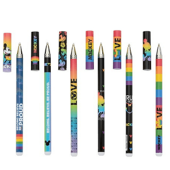 CANETA ESFEROGRÁFICA MICKEY RAINBOW PRETA - comprar online