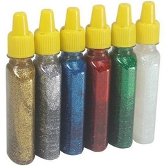 COLA GLITTER 6 CORES ACRILEX - comprar online