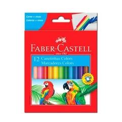 CANETA HIDROGRÁFICA 12 CORES FABER-CASTELL