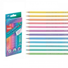 LÁPIS COR TOM PASTEL MEGA SOFT TRIS 12 CORES - comprar online