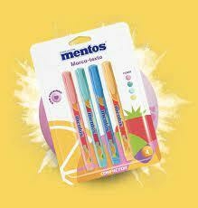 MARCA TEXTO PERFUMADO 4 CORES MENTOS COMPACTOR