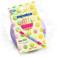 HIDROGRAFICA MENTOS COMPACTOR 12 CORES PASTEL