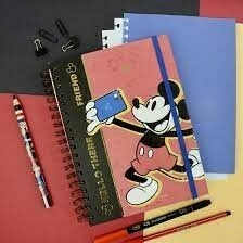 CADERNO SMART COLEGIAL MICKEY 80 FOLHAS DAC