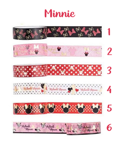 FITA ADESIVA WASHI TAPE MINNIE C/3 MOLIN - comprar online