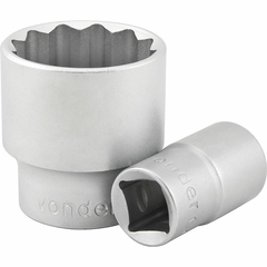 SOQUETE ESTRIADO 1/2" 27MM CRV VONDER