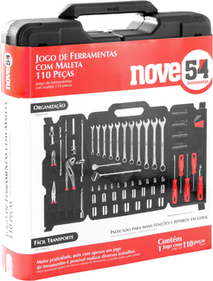 JG FERRAMENTAS C/110PCS EMB.FECH. NOVE54