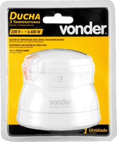 DUCHA/CHUVEIRO 3T 5400W/220V BRANCA VONDER na internet