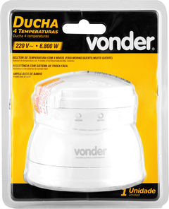 DUCHA/CHUVEIRO 4T 6800W/220V BRANCA VONDER na internet