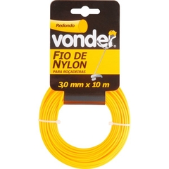 FIO DE NYLON 3,0 MM X 10 M REDONDO - VONDER