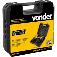 Parafusadeira/furadeira 12V caregad bivolt, PFV 012, VONDER - comprar online