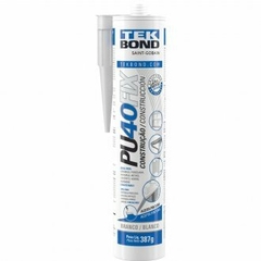 SELANTE POLIURETANO PU40FIX BCO 387G TEK BOND