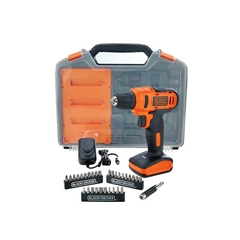 PARAFUSADEIRA/FURADEIRA 3/8 12V COM ACESSÓRIOS E MALETA LD12SC-BR BLACK & DECKER - comprar online