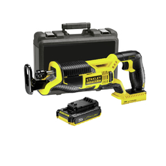 SERRA SABRE FATMAX 20V LI-ION BIVOLT COM 1 BATERIA E MALETA STCT1820D1-BR STANLEY