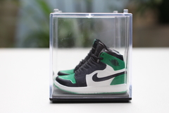 MIni Sneaker Colecionável - "Air Jordan 1 Pine Green"