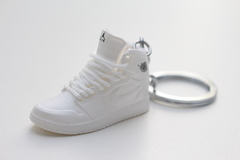 Chaveiro 3D - Air Jordan 1 "All White"