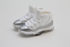 Mini Sneaker - "Air Jordan 11 - Metallic Silver"