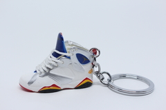 Chaveiro 3D -"Air Jordan 7 - Olympic 2012"