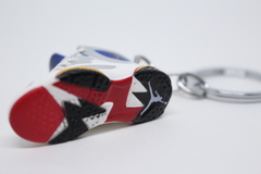 Chaveiro 3D -"Air Jordan 7 - Olympic 2012" na internet