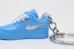 Chaveiro 3D - Air Force 1 Low x Off-White "MCA University Blue" - comprar online