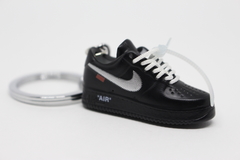 Chaveiro 3D - Air Force 1 Low x Off-White "Black"