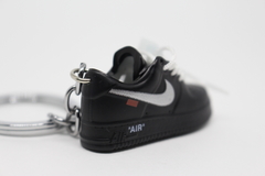 Chaveiro 3D - Air Force 1 Low x Off-White "Black" - comprar online