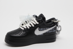 Chaveiro 3D - Air Force 1 Low x Off-White "Black" na internet