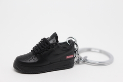 Chaveiro 3D - Air Force 1 Low "Supreme" Black