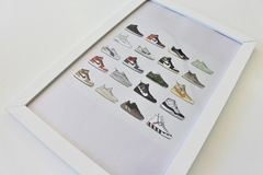 Quadro/ Porta Retrato - "Mini Sneakers"