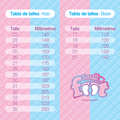 TINA ♥ Sublimado Bota - Small Foot - Calzado Infantil