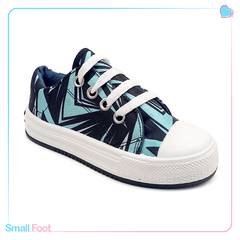 FERCHU ♥ Negro ZigZag - Small Foot - Calzado Infantil