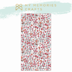 Kit 3 Unidades - Alfabeto em Chipboard Estampado Adesivado - My Memories Crafts - Coleção My Travel - MMCMT2-10