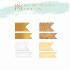 Kit com 3 Unidades - Bandeirolas - My Memories Crafts - Coleção Meus Pets - MMCMP2-12