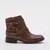 Bota Curta Couro Soft Pele Natural Marrom