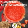 Anti-inflamatório (morango, gengibre, água de coco e linhaça) - 300ml