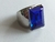 Anillo piedra azul - comprar online