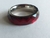 Anillo piedra facetada roja - comprar online