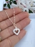 CONJUNTO CORAZÓN CRISTAL CALADO