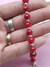 Pulsera de Plata con donas y Cristales Checos Rojo - comprar online