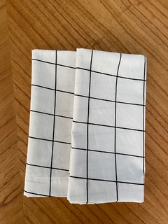 Guardanapo grid branco