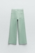 Jeans Verde menta Zara en internet