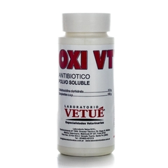 OXI VT Antibiótico de amplio espectro X 100Gr Polvo