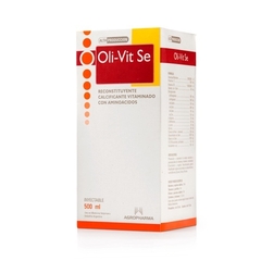 Oli-Vit Se x 500Ml Reconstituyente, calcificante vitaminado con aminoácidos. Inyectable.