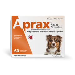 APRAX Razas Grandes Antiparasitario Interno Caja X 15 Blister